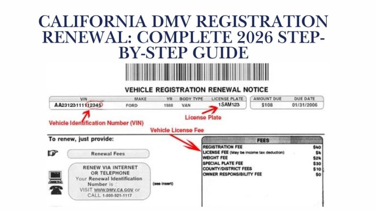 California DMV Registration Renewal