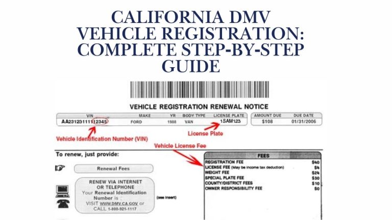 California DMV Vehicle Registration